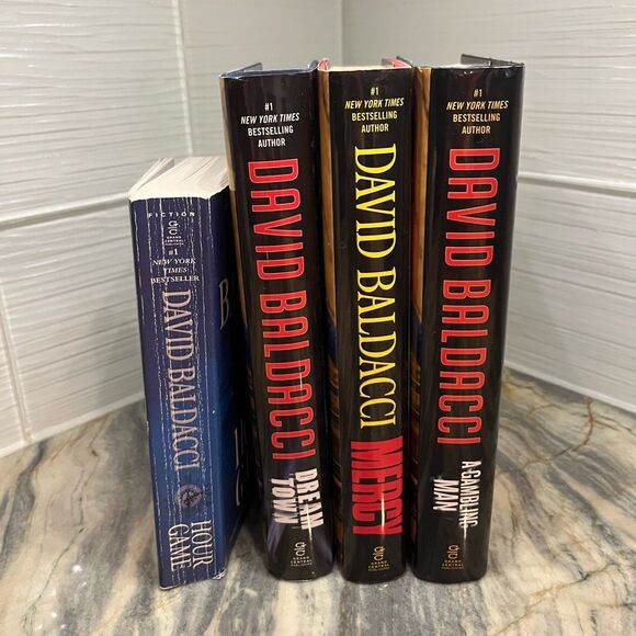 4 David Baldacci books novels - Picture 1 of 5